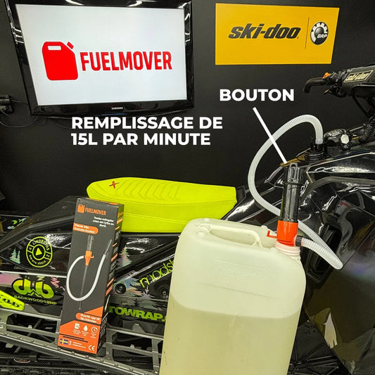 FuelMover™ - Faites le plein sans soulever un bidon.