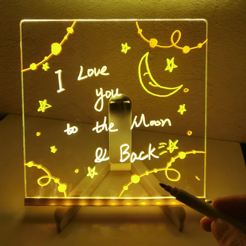 Planche à dessin lumineuse à LED pour enfants