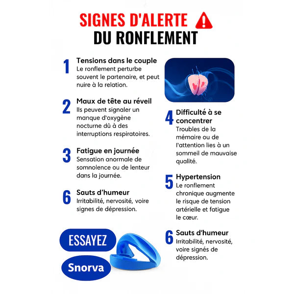Snorva™ - La Solution anti-ronflement #1