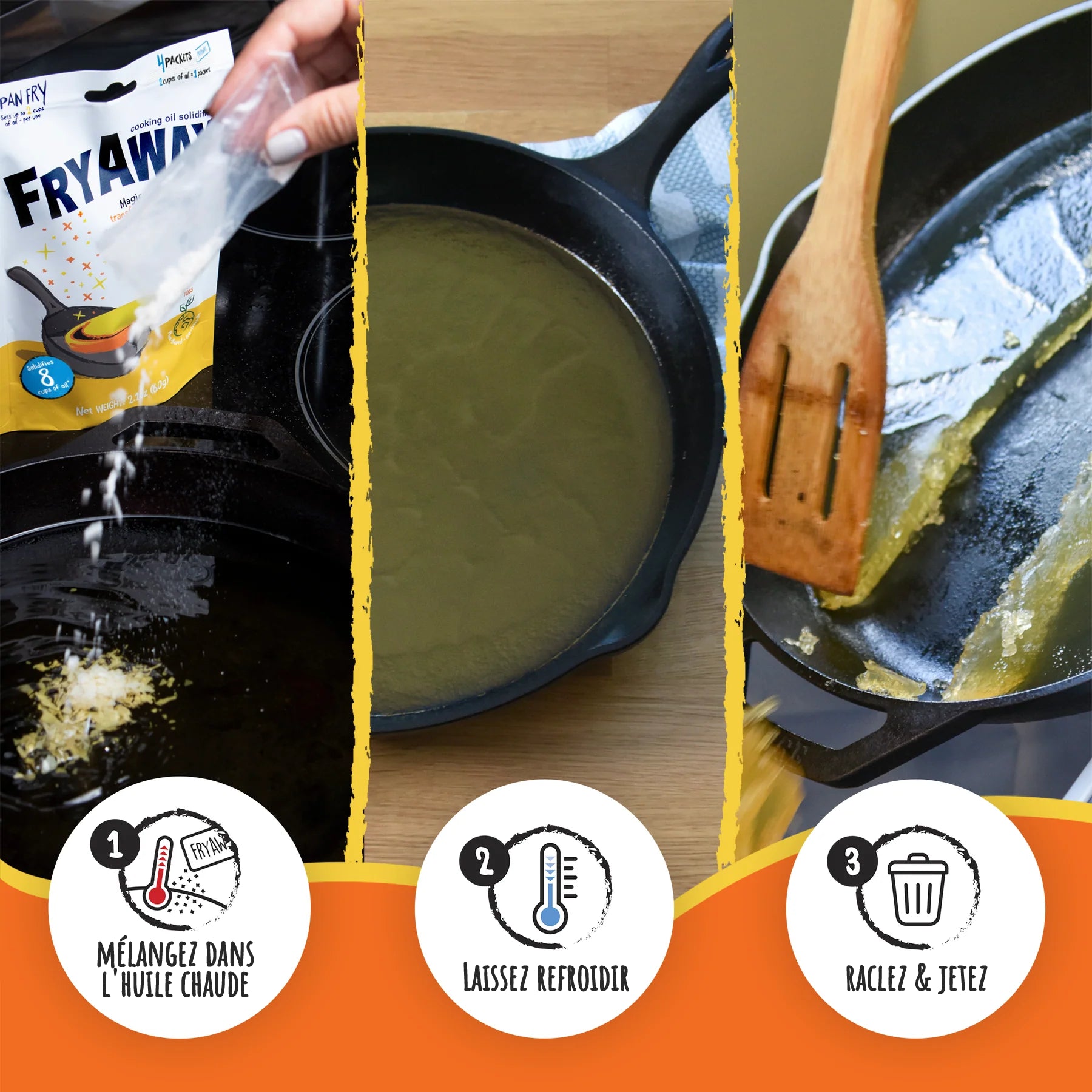 FryAway | Disposer facilement et proprement de l'huile usagée